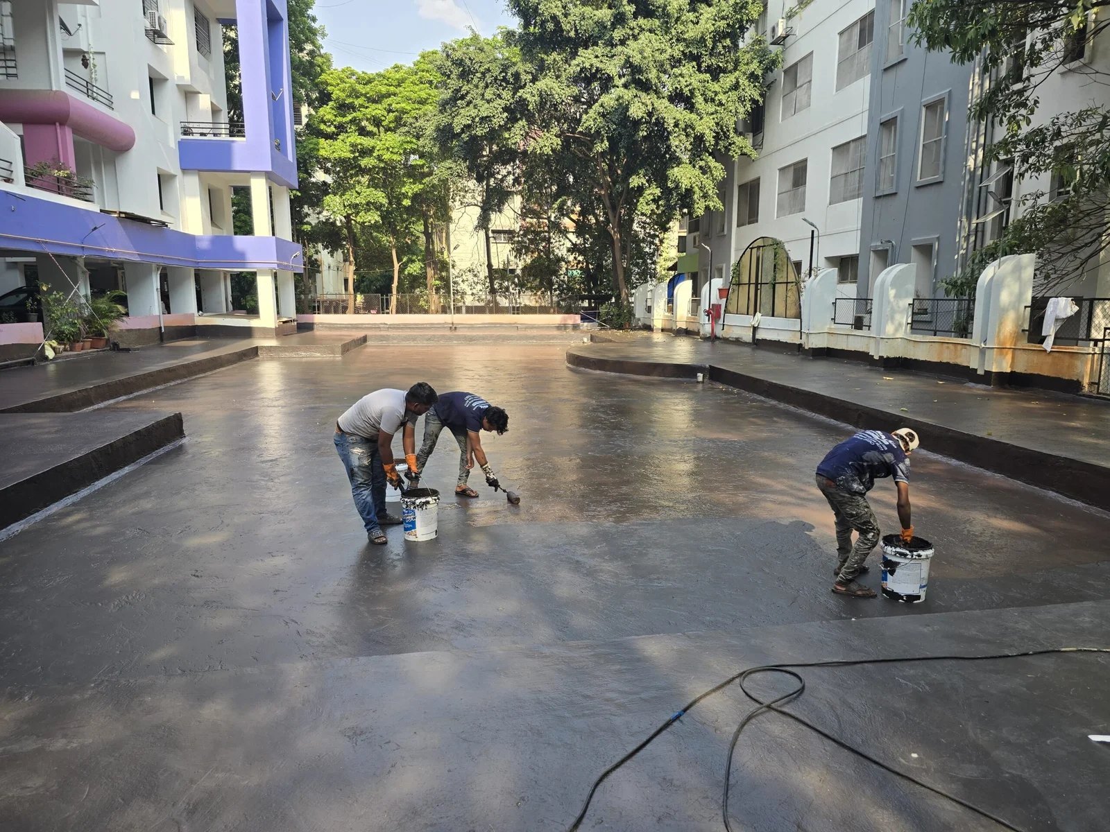 Podium Slab Waterproofing